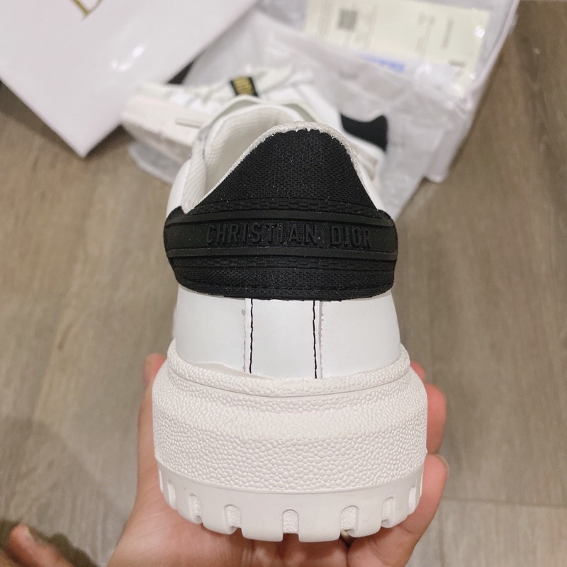 GIẦY DIO ID WHITE BLACK SNEAKER ĐỘN ĐẾ LAI AU CAO CẤP