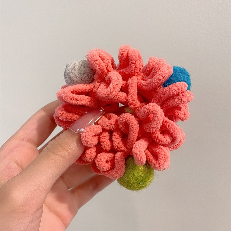 Dây buộc tóc da ngựa kiểu Nhật Bản đáng yêu 2021 cho nữ