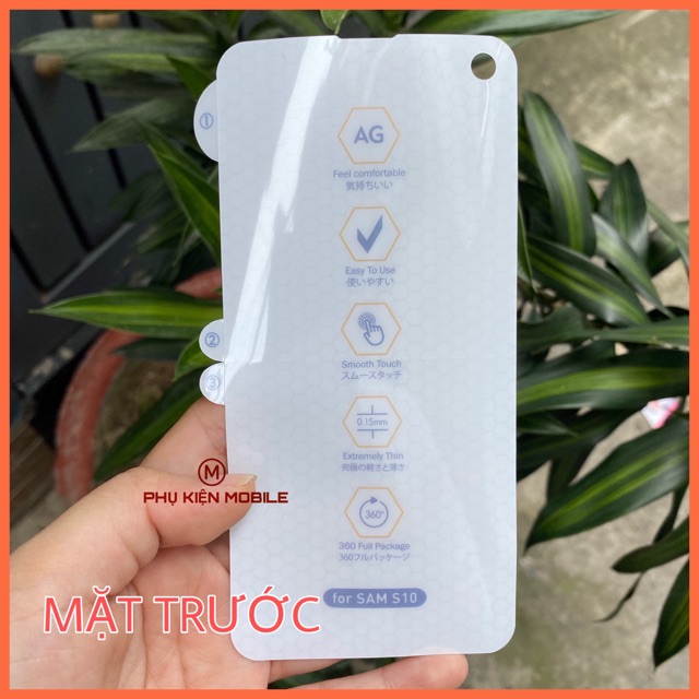 DÁN PPF DẺO NHÁM CHỐNG VÂN TAY DÀNH CHO SAMSUNG S8 S9 S8+ S9+ S10 S10+ NOTE8 NOTE9 NOTE10 NOTE10+