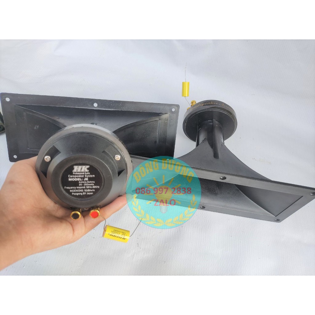 LOA TĂNG TRÉP 350 HỒNG KÌ JK MÀNG TITAN - GIÁ HAI LOA KÈM HỌNG