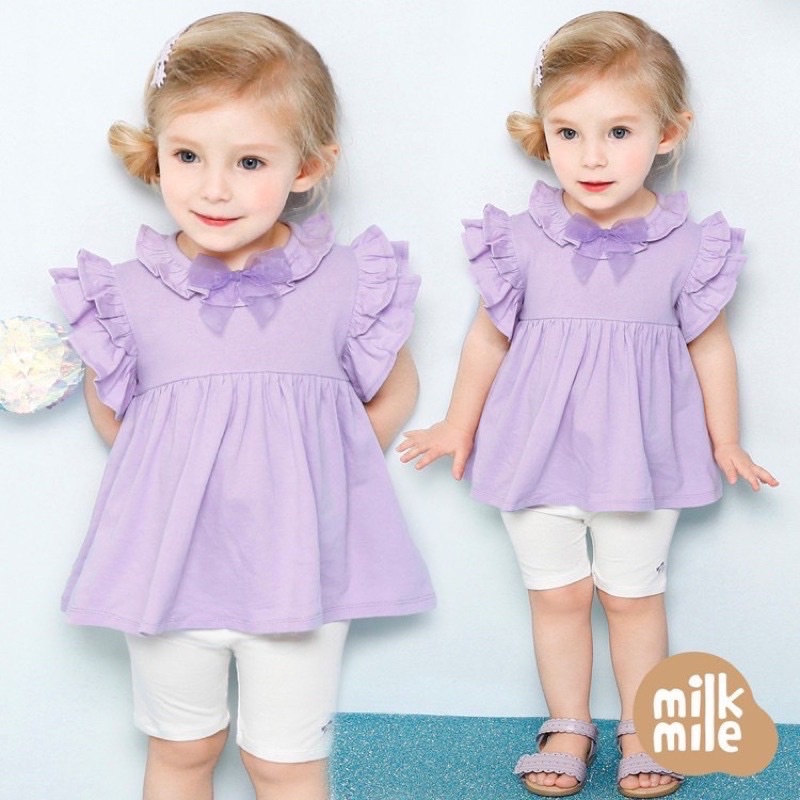 Set áo váy-legging MilkMile xuất Hàn dư xịn cho bé gái