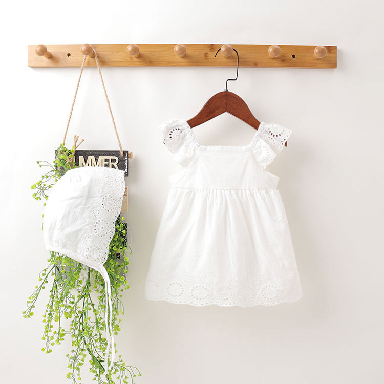 Set đầm yếm tutu kèm nón thời trang mùa hè cho bé gái sơ sinh