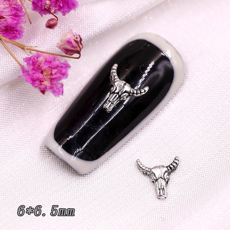 Charm nail chrome thánh giá mỏ neo trái tim ông sao khiêng cổ siêu hot