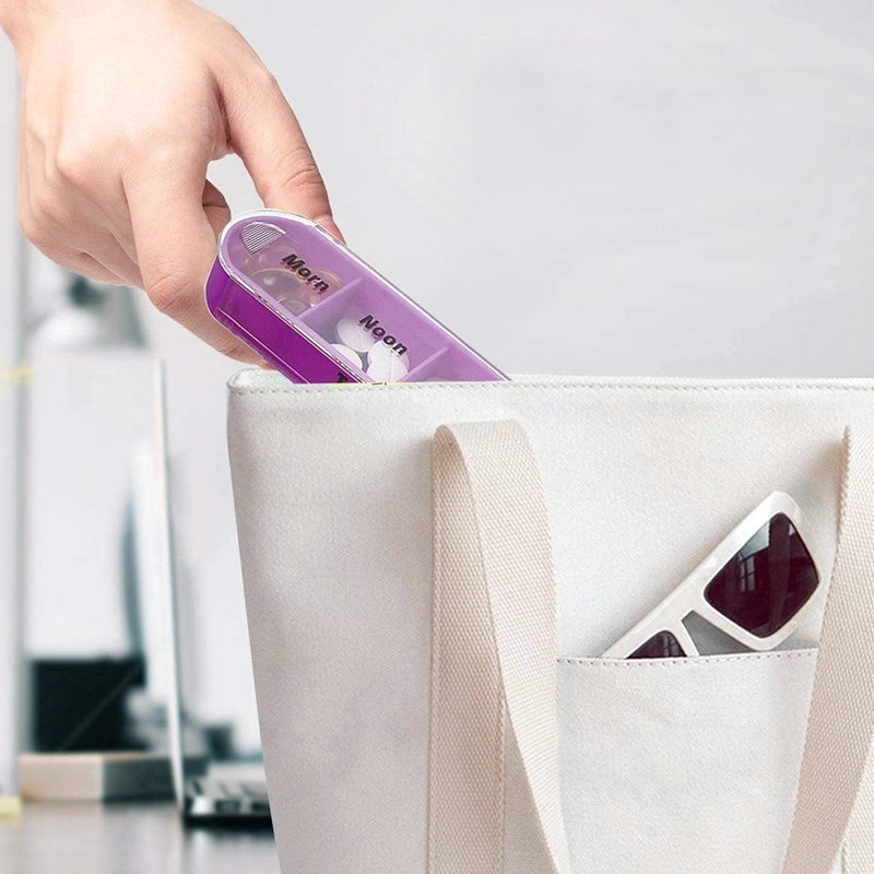Hộp Đựng Thuốc Chia Ngăn 7 Ngày Bằng Nhựa Chống Ẩm 28 Ngày Tiện Dụng