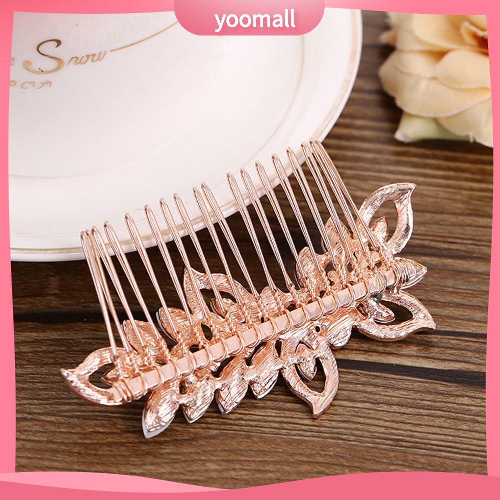 Yomall♡ Trâm Cài Tóc Đính Ngọc Trai Giả Thanh Lịch Cho Cô Dâu