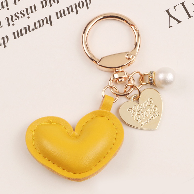 Ailigap Móc Khóa Da Hợp Kim Nhiều Màu Sắc Thời Trang Sang Trọng Tươi Tắn Trang Trí Túi Xách