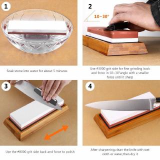 Đá Mài Dao 2 Mặt Độ Cứng 3000 / 6000