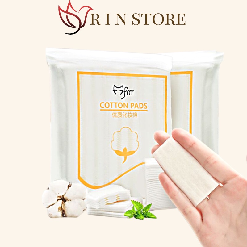 Bông Tẩy Trang - 3 Lớp 222 Miếng Chất Liệu Cotton RIN
