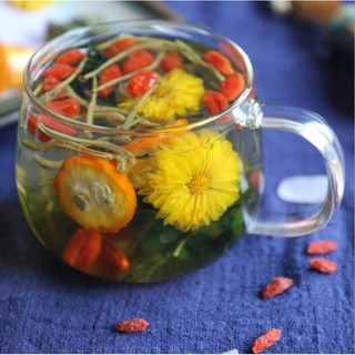 Trà hoa thảo mộc trà hoa quả bán lẻ dùng thử gói nhỏ quế táo đỏ kỷ tử long nhãn đười ươi hoa cúc đường đen la hán bạc hà