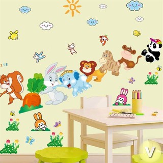 Decal dán tường Thú nhổ cà rốt số 3