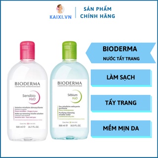 Nước tẩy trang Bioderma làm sạch dịu nhẹ 500ml, tẩy trang Bioderma cho mọi loại da - kaixicosmetics