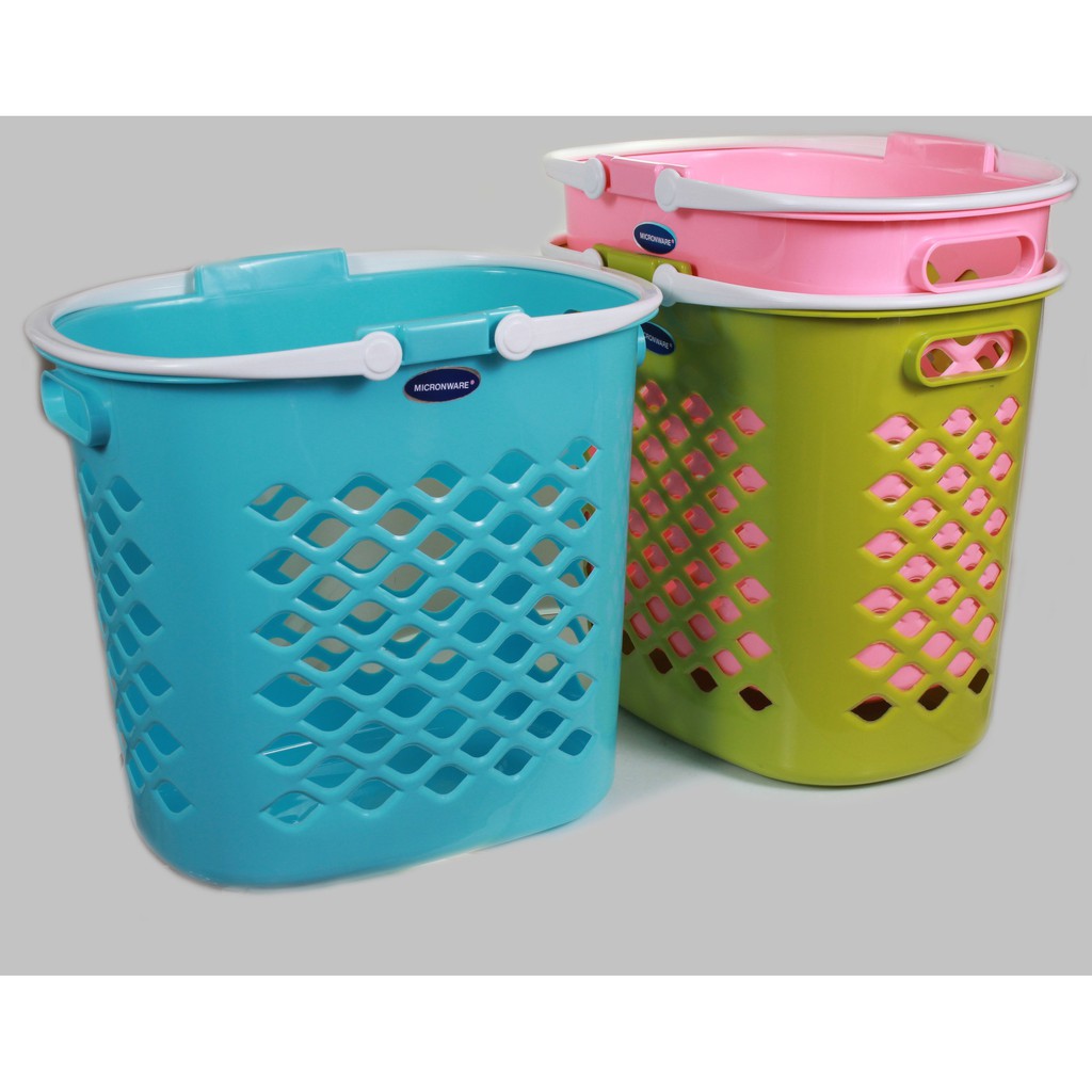 Giỏ nhựa có quai xách (31x41x38cm), mã số: 5845 Thái Lan