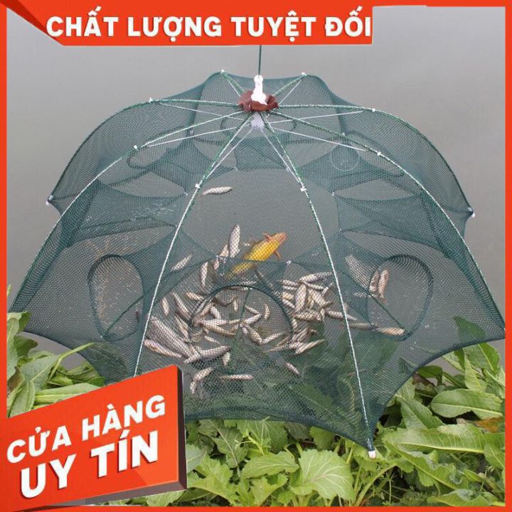 Lồng đánh bắt cá bát quái 8 - 12 - 16 cửa
