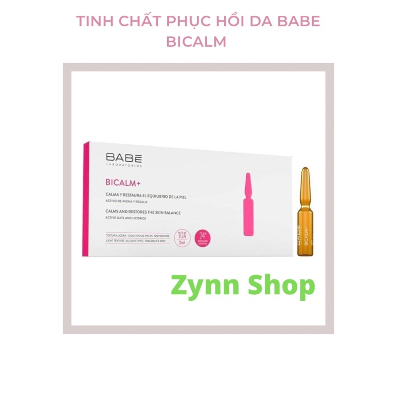 Tinh chất phục hồi da Babe bilcam 10 ống