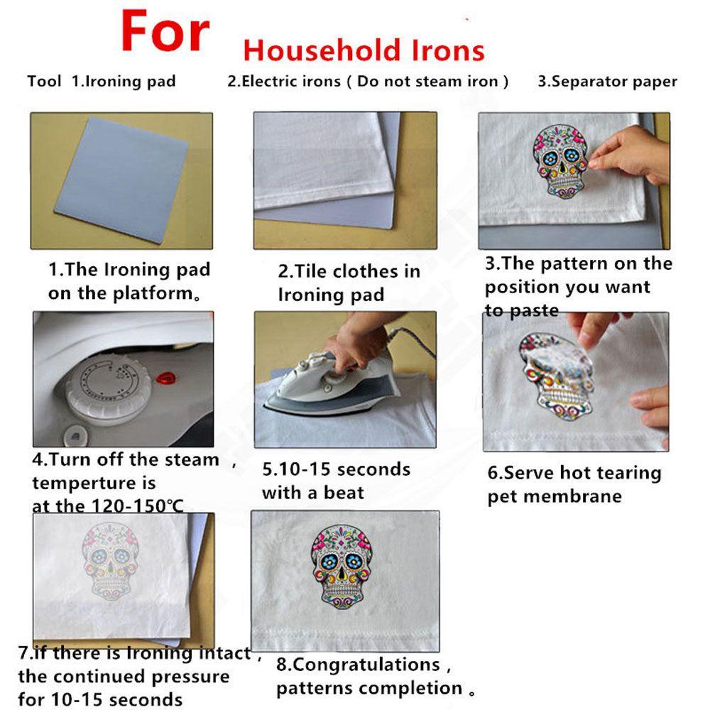 NIUYOU Set 9 Miếng Dán Ủi Quần Áo Hình Mèo Hoạt Hình Dễ Thương