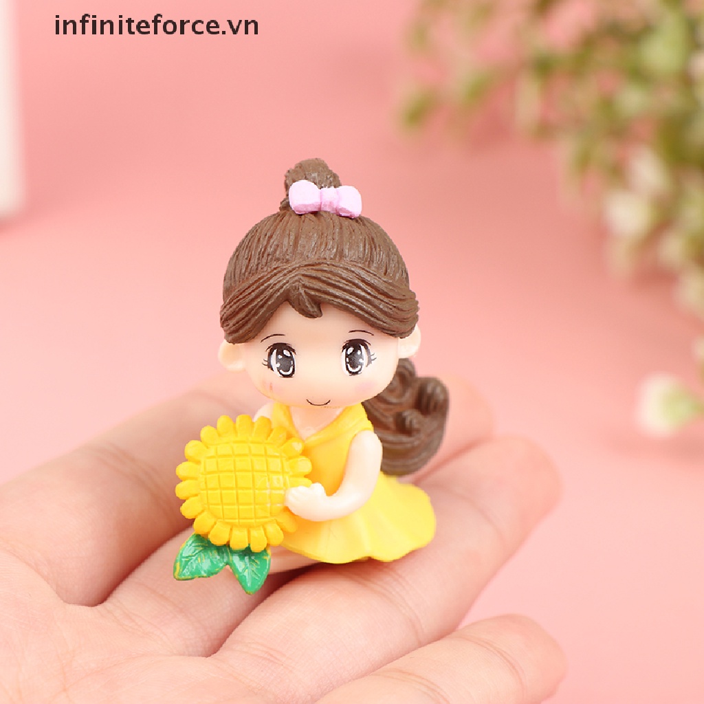 Đồ trang trí Hoa Hướng Dương Bằng Nhựa Resin Thu Nhỏ Trang Trí Sân Vườn