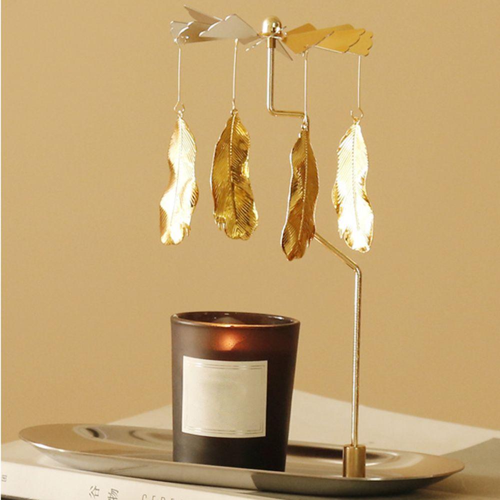 Giá Đỡ Đèn Cầy Dạng Xoay Trang Trí Nhà Cửa Lãng Mạn