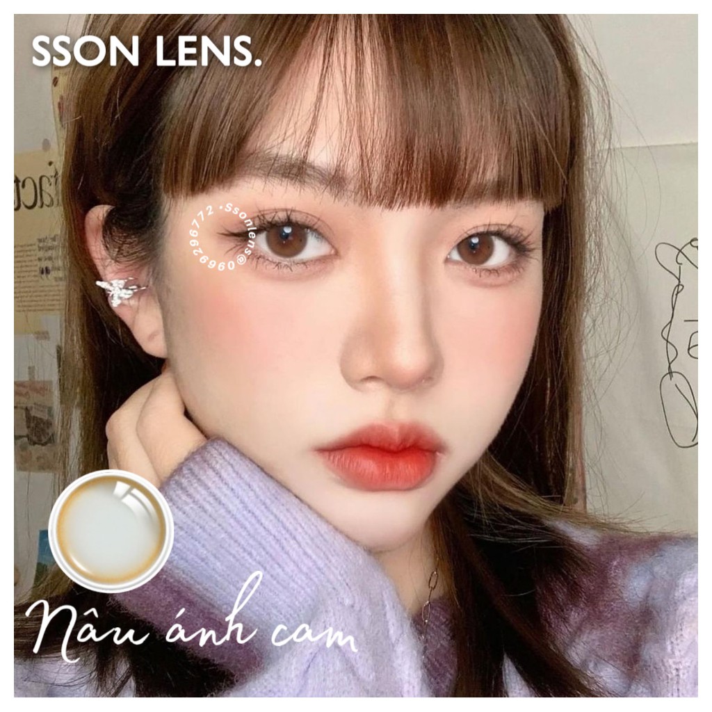 [ BEST ] TỔNG HỢP MÀU XÁM, NÂU, giãn tự nhiên -Kính áp tròng (có cận tùy độ) LENS