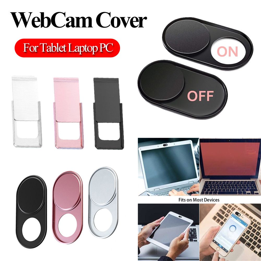 Set 1 / 3 Miếng Dán Webcam Siêu Mỏng Bằng Kim Loại Cho Laptop / Máy Tính Bảng