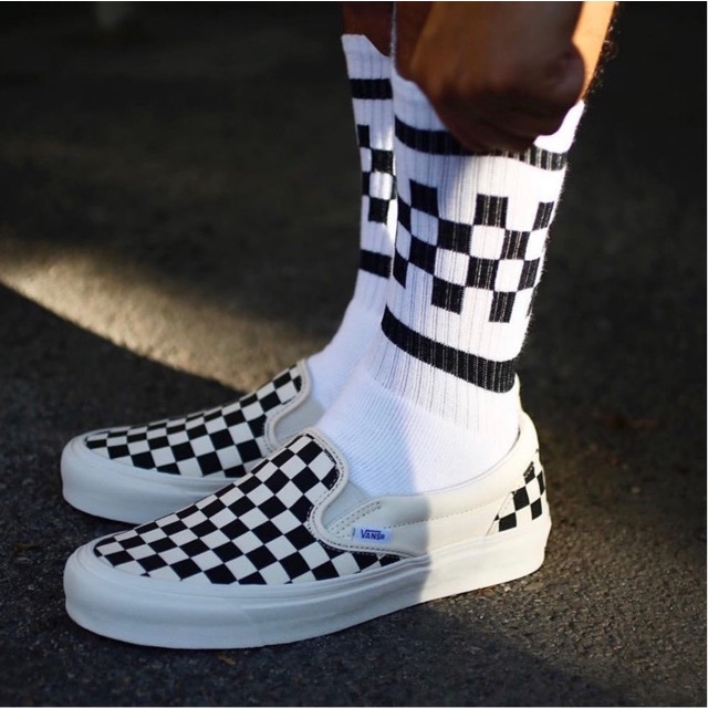 Giày Lười Nam Nữ Vans Caro Giày Vans Vault Old Skool Đen Trắng Full Box Bill | BigBuy360 - bigbuy360.vn