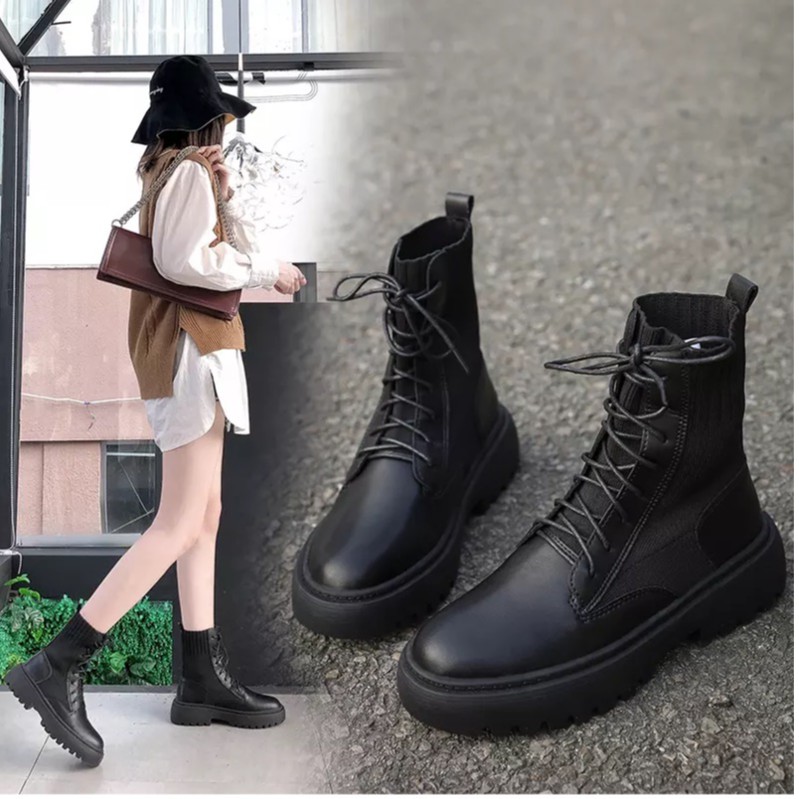 DR. MARTENS Giày Bốt Cổ Cao Thời Trang Nữ Cá Tính