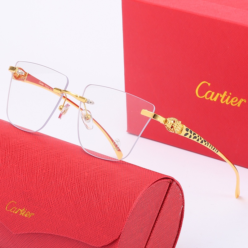 Kính Mát Gọng Nhỏ Họa Tiết Da Báo Thời Trang Cho Nữ