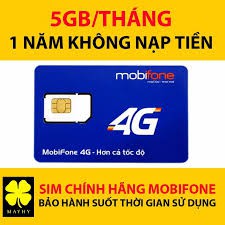 Sim 4G Mobi F500N 4Gb/Tháng - Miễn Phí 1 Năm Không Nạp Tiền