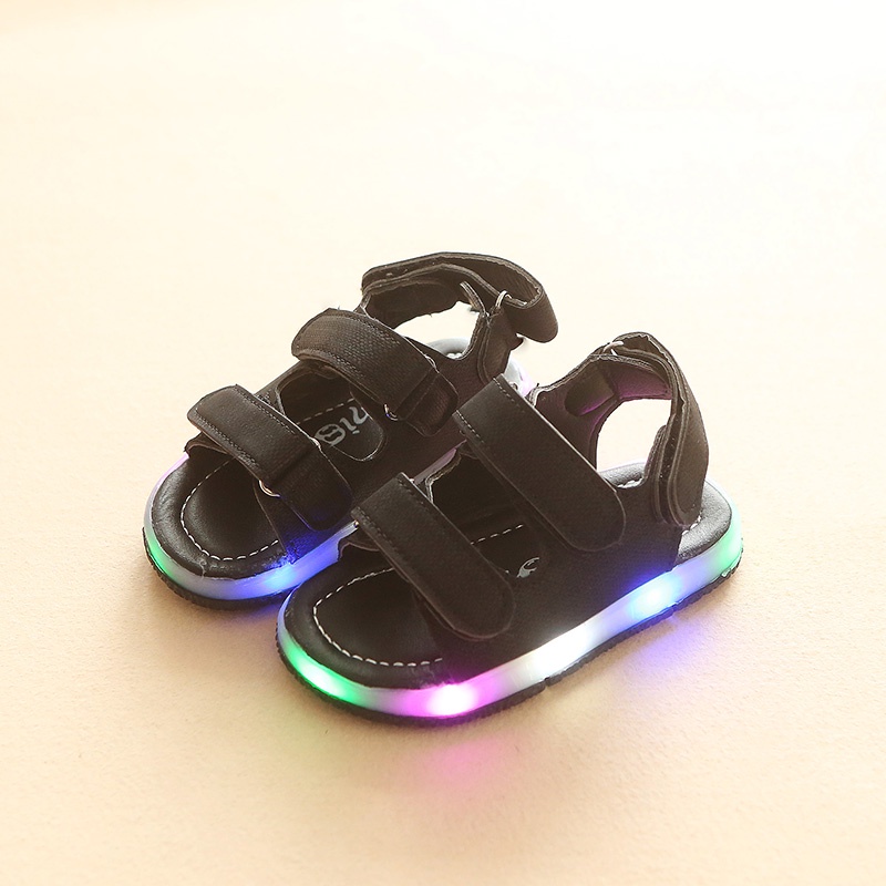 Xăng đan Có Đèn Led Thời Trang Đi Biển Cho Bé 1-5 Tuổi