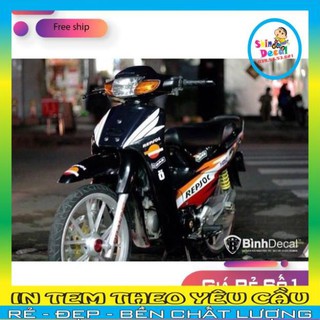Tem xe wave nhỏ hay đời đầu mẫu repsol