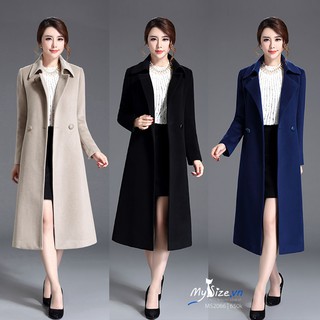 Áo Măng Tô Dạ Dáng Dài MS2066