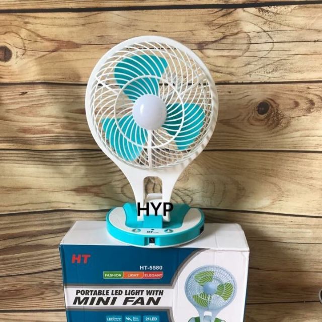 QUẠT TÍCH ĐIỆN KIÊM ĐÈN 2IN1 MINI FAN