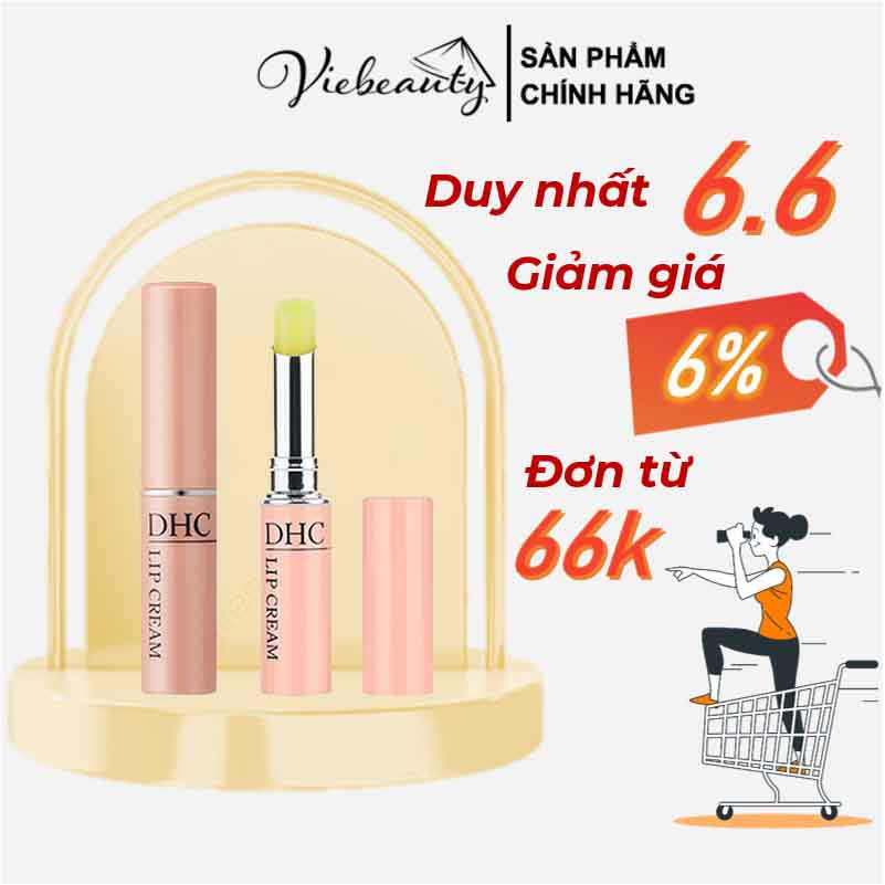 [Mã INBAU15 giảm 15K đơn 99K] Son Dưỡng Môi DHC Không Màu Làm Mờ Và Giảm Thâm Nhật Bản DHC Lip Cream 1.5g - Khongcoson