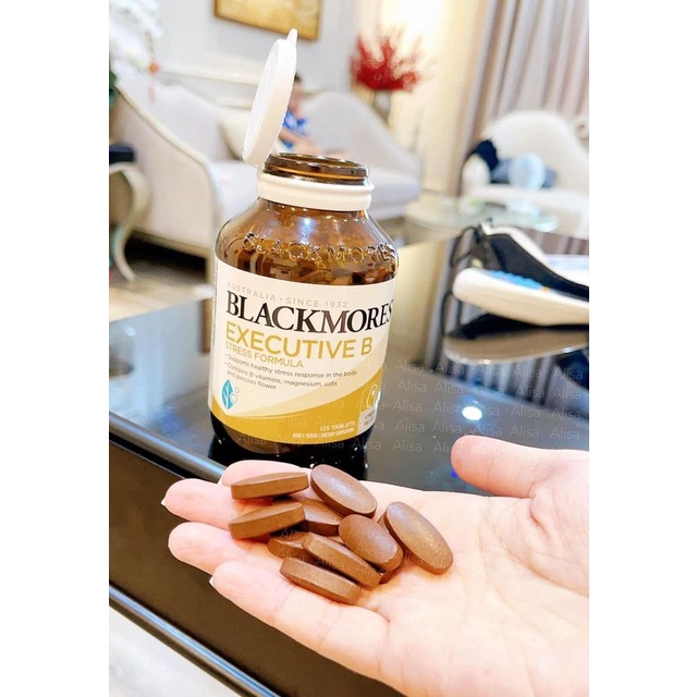 Viên giảm căng thẳng, mệt mỏi, tăng năng lượng [CHÍNH HÃNG] Blackmores Executive B stress formula - 125 Viên