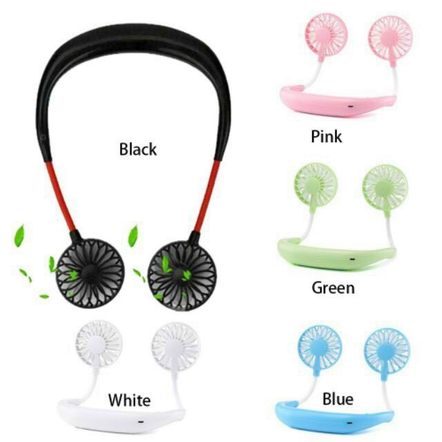 [SỢ GÌ NÓNG] Quạt treo cổ mini thể thao, kiểu dáng Hàn Quốc, 3 cấp độ gió, pin trâu | BigBuy360 - bigbuy360.vn