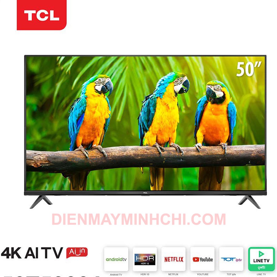 Smart tivi TCL 50 inch 4K QLED Android 9.0 TV (50P715) Netflix,Youtube,có kết nối Wifi