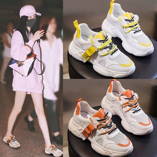 Giày bata nữ thời trang 5 phân lưới ulzzang ( 2 màu )