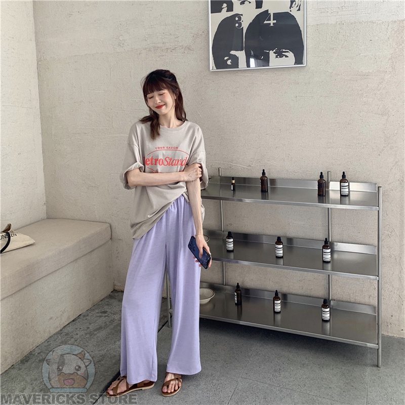 Áo Thun Nữ Ngắn Tay In Chữ Phong Cách Hàn Quốc Năng Động