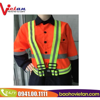 Dây đai PHẢN QUANG khóa chữ A (HÌNH THẬT 100%) - Công ty TNHH SX TM May Việt An