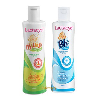 Sữa tắm gội Lactacyd BB, Milky 250ml