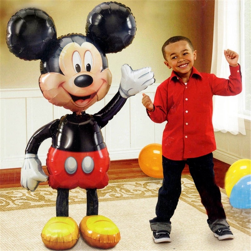 DISNEY 1 Bong Bóng Hình Mickey Và Minnie Trang Trí Tiệc Sinh Nhật