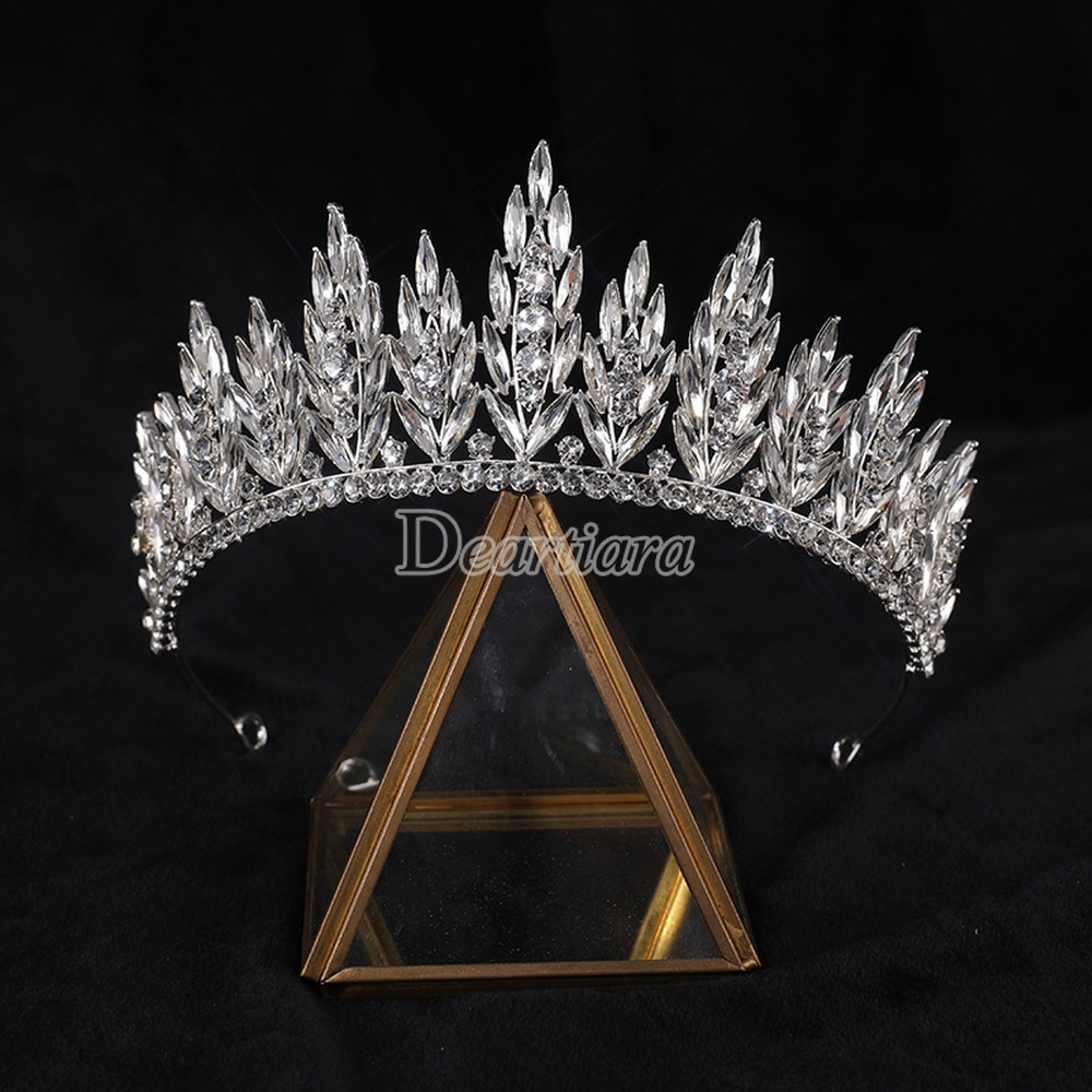 Vương miện bán nguyệt kim cương toàn bộ siêu lấp lánh