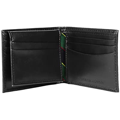 Ví nam Tommy Hilfiger Men's Leather Passcase Wallet - Màu đen - 31TL22X053