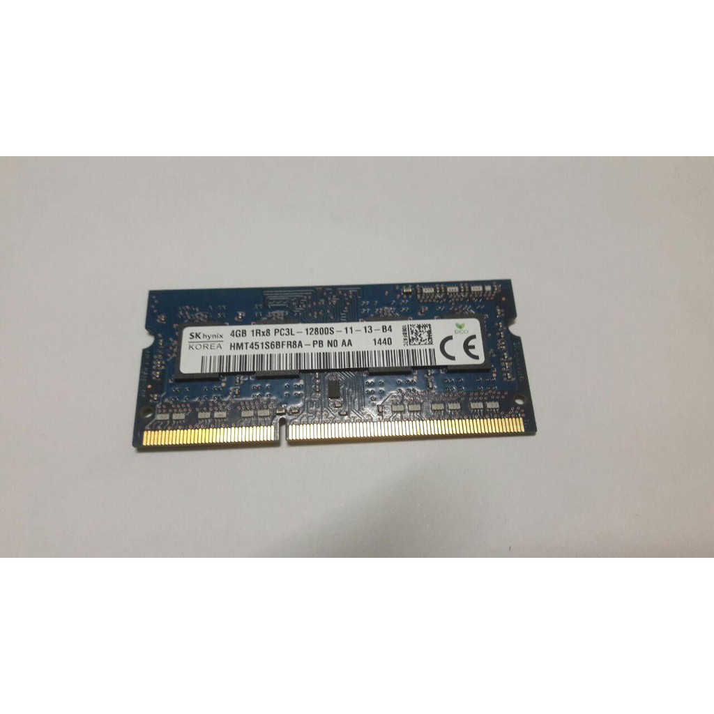 Ram 4GB  1RX8 PC3L - 12800S XX-XX-XX  Cũ ( Tặng 2 pin cmos không dây) | BigBuy360 - bigbuy360.vn