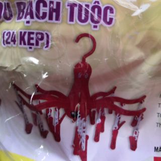 Móc dù bạch tuộc (24 kẹp)