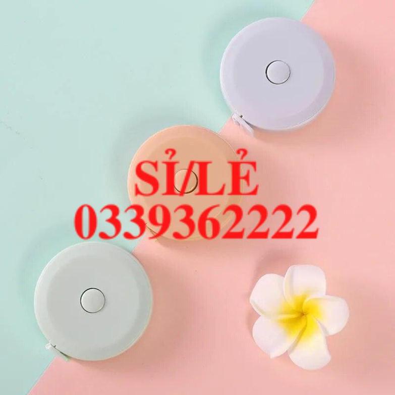 [ COCOLOVE ] Thước dây cuộn rút có thể thu gọn tự động bằng nút bấm 150cm/60 Inch  HAIANHSHOP