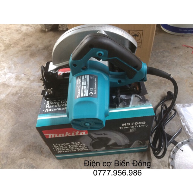 Máy cưa gỗ 🔥FREESHIP🔥 Máy cưa gỗ MAKITA HS 7000-185mm cưa gỗ góc nghiêng 45 độ