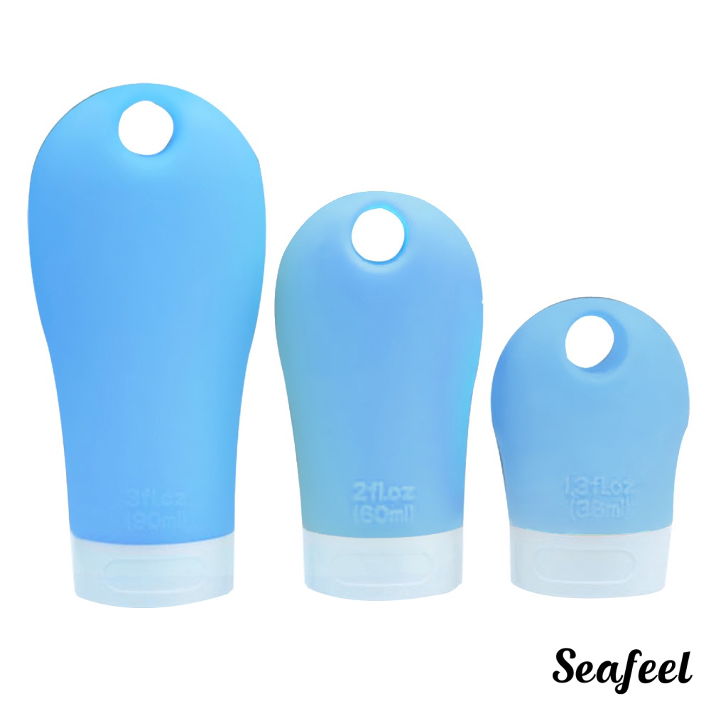 🌊 (Hàng Mới Về) Tuýp Silicone Rỗng 38 / 60 / 90ml Dùng Chiết Mỹ Phẩm Khi Đi Du Lịch