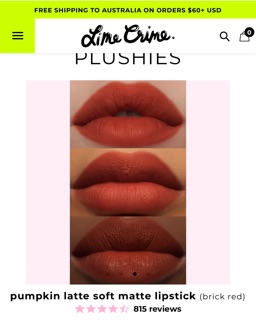 PUMPKIN LATTE SOFT MATTE LIPSTICK