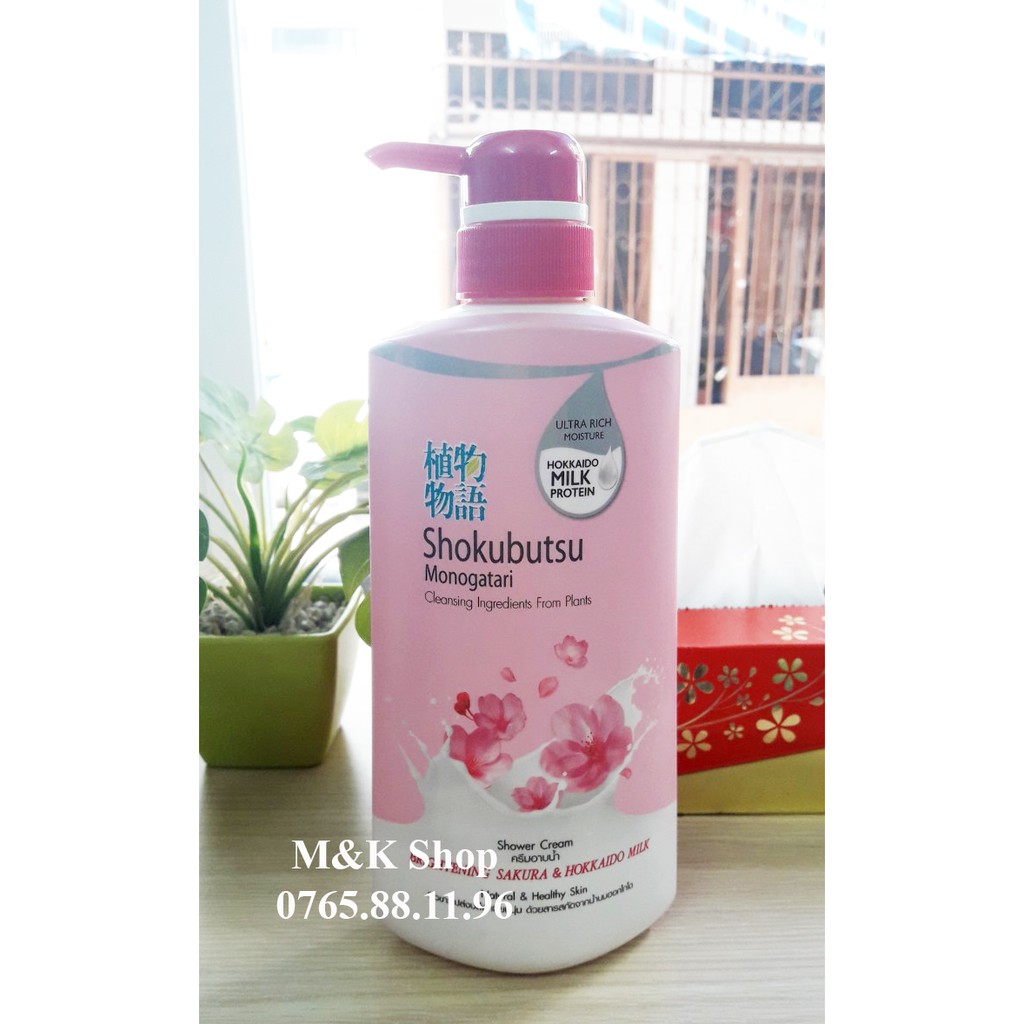 Sữa tắm Shokubutsu Monogatari 500ml Thái Lan