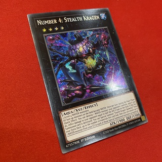 [Thẻ Bài Yugioh Chính Hãng] Number 4: Stealth Kragen